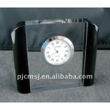 Venta caliente reloj de cristal, reloj de pared de cristal